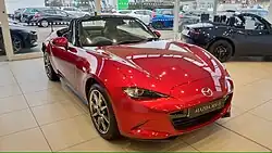 Convertible front view