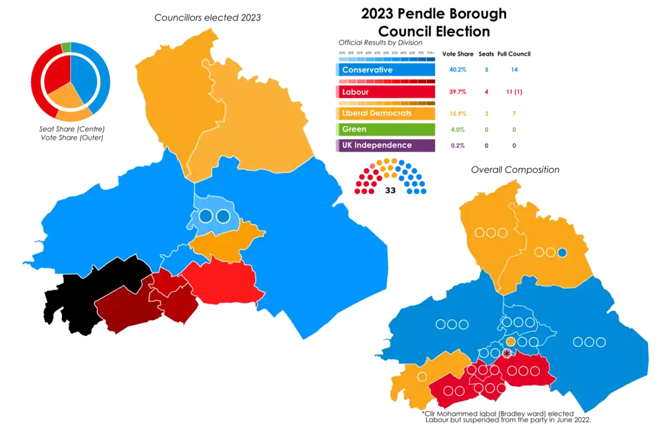 2023 results map