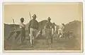 Wilbur Rogan at camp with the 24th Infantry