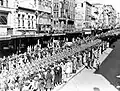 The third echelon of the New Zealand Expeditionary Force marching in Queen Street, Auckland (1940)