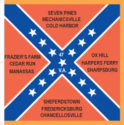 Flag of the 47th Virginia Infantry Regiment