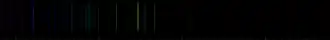 Color lines in a spectral range