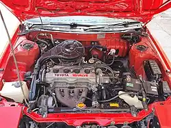 The carbureted 4A-F engine