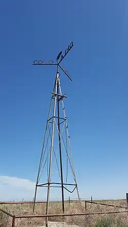 Colorado–Kansas–Oklahoma tripoint marker (8 Mile Corner)