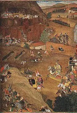 A'zam Khan captures Fort Dharur (January 1631)