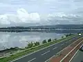 The A8 dual carriageway Langbank Bypass