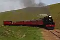 NZR A class No. 428 approaching Gate 2 on the railway