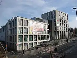 Shopping centre on old freight yard