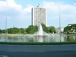 Europaplatz, where Autobahn&nbsp;544 ends