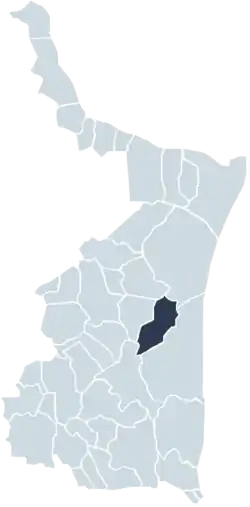 Abasolo's location within Tamaulipas