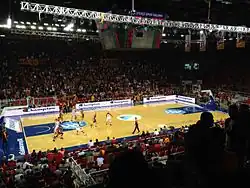 Abdi Ipekçi Arena interior during a match