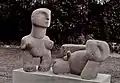 Adam and Eve at the Open Museum of Tefen (Israel)