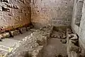 The latrines.