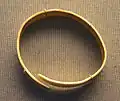 Heavy gold bracelet