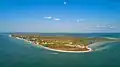 Aerial view of Holbox