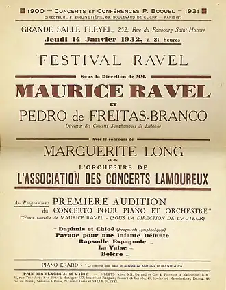 Handbill for concert giving details of venue, performers and programme