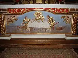 Altar with two pelerins of St. James