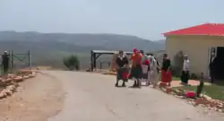 Israeli settlers in Ahiya