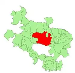Location of Vitoria-Gasteiz in Álava Province