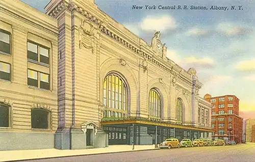A postcard of the station from circa 1930