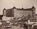 View of the Alcázar in 1866 by Casiano Alguacil
