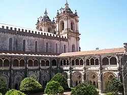 Cloisters and church of the Monastery of Alcobaça