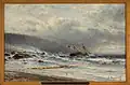 Rough sea National Museum in Warsaw