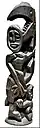 Unhappy Mother, 1970, wood, height 140&nbsp;cm, MNMA, Jagodina