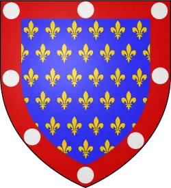 Coat of arms of the counts and dukes of Alençon of the House of Valois