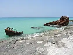 Shipwreck on Radio Beach