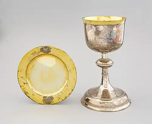 Raben's altar set in Valdemar's Church.