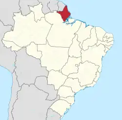 Location in Brazil