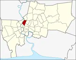 Khet location in Bangkok