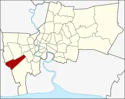 Khet location in Bangkok