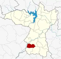 District location in Khon Kaen province
