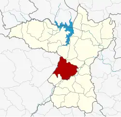 District location in Khon Kaen province