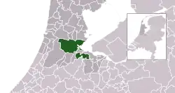 Location of Amsterdam