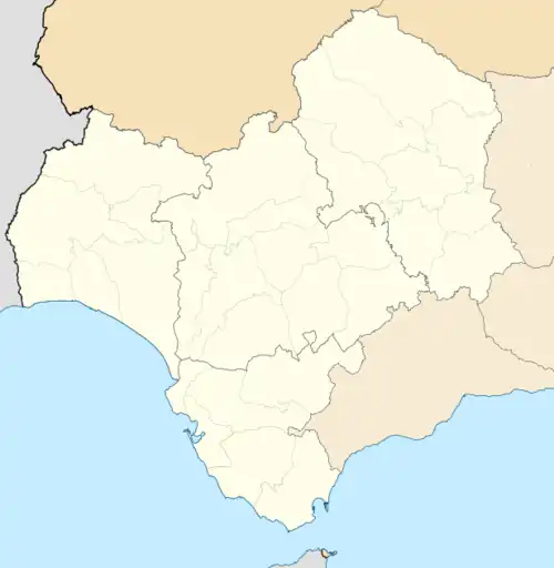 2025–26 Tercera Federación is located in Western Andalusia