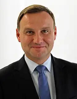 Member of European Parliament Andrzej Duda (Law and Justice), age 42