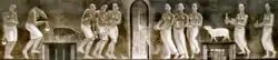Die klugen und die törichten Jungfrauen, Mural, c. 1930, destroyed