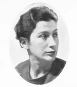 Portrait of Anna Riwkin-Brick in 1950