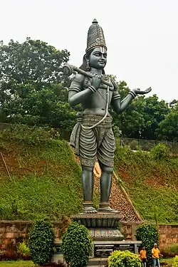 This statue is at Dwaraka Tirumala