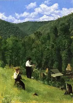 The Farmer and His Son at Harvesting, 1879