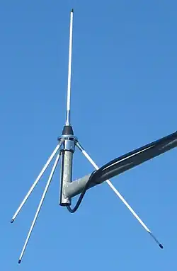 VHF ground plane antenna