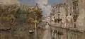 View of a Venetian Canal. Private collection.