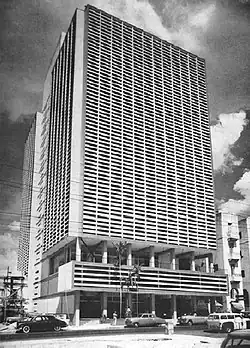 Antonio Quintana Simonetti Retiro Odontologico building, 1956 gold medal by the School of Architects in Havana.[12]