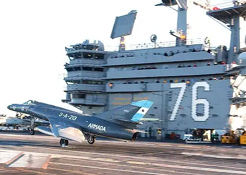 Gringo-Gaucho maneuvers with the Argentine Navy during 2004 transit around South America
