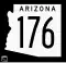 State Route 176 marker