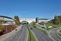 View north from the viaduct onto Bronowicka Street