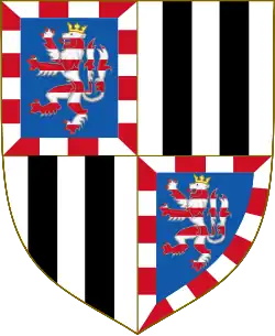 Arms of Prince Louis, 1st Marquess of Milford Haven and Prince Henry of Battenberg